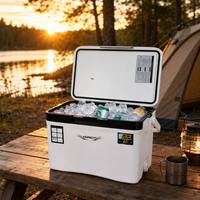 Nevera Portátil Moderna de 22L para Auto, Resistente a Caídas, Aislada Térmicamente, para Camping, Pesca, Grado Alimenticio, Resistente a la Oxidación