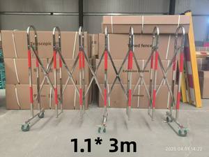 Sistema di Push-Pull manuale in acciaio inossidabile per recinzione ad arco pieghevole barriera stradale per pedoni barriera di sicurezza - Product Image 6