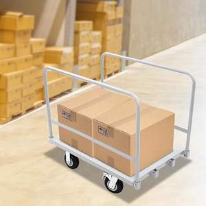 Chariot à plateau plat pour cloisons sèches 45 x 30 pouces avec 1 poignée avant et <span class=keywords><strong>3</strong></span> poignées latérales - Product Image 1