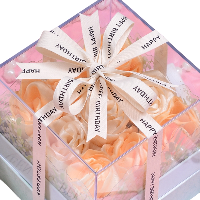 Low MOQ Custom Ribbon Roll Badge Ribbon Personalized Brand logo Christmas Gift Ribbons for Bows Decorations Wrapping Packing