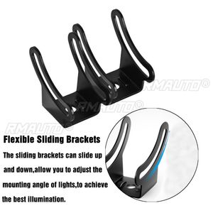 ขายึดไฟตัดหมอก LED สำหรับรถยนต์ แบบเลื่อนได้ ทำจากโลหะ สำหรับติดตั้งไฟบาร์ - Product Image 5