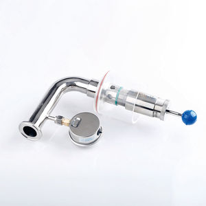 KQ Thép Không Gỉ Vệ Sinh Tri Kẹp Không Khí Sơ Tán SS <span class=keywords><strong>Spunding</strong></span> Van Với Đo Áp Suất Cho Nhà Máy Bia Keg - Product Image 3