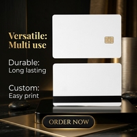 Cartes à puce SLE4442 de haute qualité avec bande magnétique HiCo 2 pistes, cartes PVC vierges, cartes de crédit vierges Visa imprimables pour imprimantes d'identification