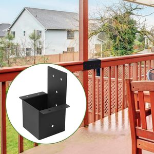 Supports de <span class=keywords><strong>pergola</strong></span> <span class=keywords><strong>Connecteur</strong></span> 4x4 Supports de poteau de chevron à montage mural Supports de kit de <span class=keywords><strong>pergola</strong></span> de gazebo pour poteaux de garde-corps de terrasse en bois - Product Image 5