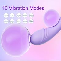 10 Vibrationsmodi G-Punkt-Vibrator und Klitoris-Nippel-Stimulator Wasserdichtes Erwachsenen-Sexspielzeug Fingerstab Reisegröße für Frauen