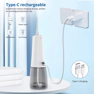 เครื่องทำความสะอาดฟันไฟฟ้าแบบพกพา ชาร์จผ่าน USB กันน้ำระดับ IPX7 ควบคุมแรงดันได้หลายระดับด้วยแอปพลิเคชัน - Product Image 4