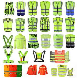 Veste de sécurité réfléchissante pour bénévoles, noire et <span class=keywords><strong>orange</strong></span>, haute visibilité, avec logo personnalisé, pour agents de sécurité et travaux de construction - Product Image 6