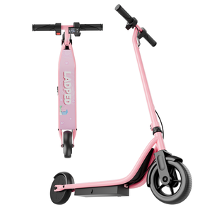 Trottinette électrique pliable 250W à deux roues pour garçons et filles, batterie lithium haute qualité, stock local Europe Allemagne USA UK rose - Product Image 2