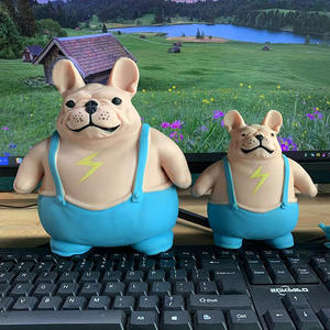 TikTok Influencer kum dolu <span class=keywords><strong>Bulldog</strong></span> sıkmak oyuncak aldı dayanıklı EVA malzeme yavaş Rebound stres giderici TPR - Product Image 5