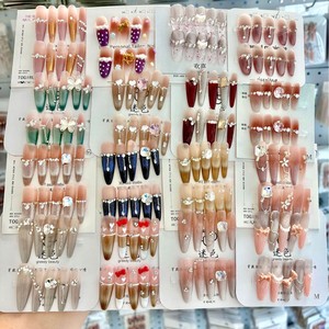 <span class=keywords><strong>Uñas</strong></span> Acrílicas <span class=keywords><strong>de</strong></span> Ojo <span class=keywords><strong>de</strong></span> Gato Hechas a Mano al por Mayor, 10 Piezas, Diseño Pintado a Mano en 3D, <span class=keywords><strong>Uñas</strong></span> Postizas <span class=keywords><strong>de</strong></span> Alta Calidad - Product Image 3