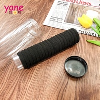 YANE Fashion Sederhana 20 Pcs Ikat Rambut Elastis Tebal Warna-Warni dalam Kotak Aksesoris Anak Ramah Lingkungan Buatan Tangan