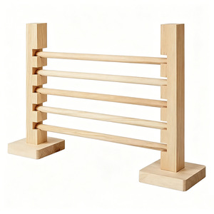 <span class=keywords><strong>Jouet</strong></span> d'entraînement et de saut pour lapins en bois de pin détachable, avec fourrure de <span class=keywords><strong>lapin</strong></span>, pour l'entraînement des souris et comme mangeoire pour lapins, pour le commerce transfrontalier - Product Image 5