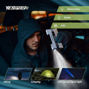 Yesper tốc độ 1550 ngân hàng điện nhảy khởi động <span class=keywords><strong>12000mAh</strong></span> với xách tay LED ánh sáng cho xe tải xe gắn máy pin Jumper - Product Image 4