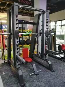 Máquina de gimnasio comercial Entrenador multifuncional Máquina <span class=keywords><strong>Smith</strong></span>/<span class=keywords><strong>Smith</strong></span> & Squat Rack - Product Image 4
