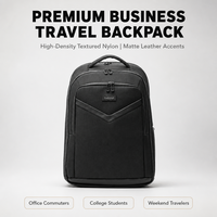 Sac à dos de voyage professionnel étanche multi-compartiments avec dos en maille respirante et pochette pour trolley, idéal pour les trajets quotidiens, unisexe, décontracté, pour étudiants