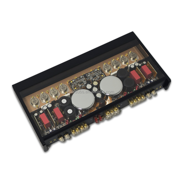 Sound Quality Car Stereo Gain Amplifier 4 CH RMS 150W 2 Ohms DSP Gain Amplifier Full Range 4 Channels Car Amplifier Class AB