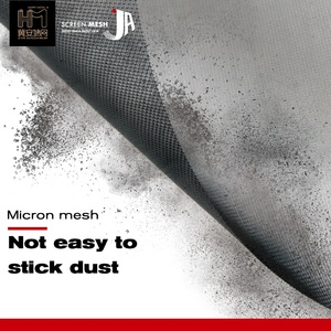 <span class=keywords><strong>Moustiquaire</strong></span> anti-rayures 35x35 en PET, maille micronisée noire, anti-poussière, pour fenêtres et portes de camping-car - Product Image 2