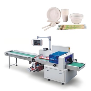 Geautomatiseerde Flow <span class=keywords><strong>Wrapper</strong></span> Machine Horizontale Flow <span class=keywords><strong>Wrapper</strong></span> Voor Lucht Droge Klei - Product Image 4