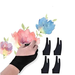 Touch Screen Drawing Glove Custom 2 Pack Palm Rejection Draw Gloves for Graphic Tablet iPad Reduce Friction