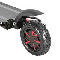 Trottinette électrique tout-terrain à double moteur de 11 pouces, 48V 501-1000W, commande par conducteur, pneus à crampons en alliage d'aluminium, adulte, charge maximale 150 kg
