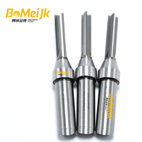 BoMeiJK TCT 3 Flute Straight Slotting Cutter AlTin Tungsten Carbide Router Bit untuk Pemotongan Alur Kayu OEM/ODM Tersedia