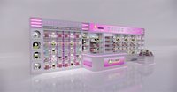 Étagère de présentation de jouets et comptoir de réception pour les magasins de machines à griffes d'arcade, distributeurs automatiques de jouets en capsule, machines à gacha
