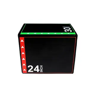 हॉट बिक्री फिटनेस उपकरण प्रशिक्षण कूद बॉक्स सॉफ्ट पीसी + एपे प्लाईमेट्रिक कूद बॉक्स जिम उपयोग के लिए