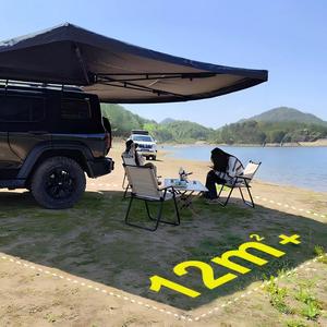 Équipement de <span class=keywords><strong>camping</strong></span>, tente de toit pour l'extérieur, tente latérale pliable pour voiture 4x4, auvent Foxwing 2m 270 degrés, autoportant, en aluminium, quatre saisons - Product Image 4