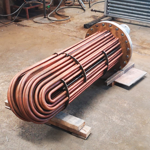 เครื่องแลกเปลี่ยนความร้อนแบบเชลล์แอนด์ทูบ ช้าวหลิง แกนกลางทำจากสแตนเลส 304 แบบท่อตัวยูแนวตั้ง สำหรับการระบายความร้อนในอุตสาหกรรม - Product Image 1