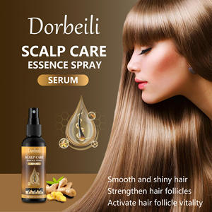 Natural Turmeric Scalp Treatment Spray Plant-Based Hair Growth Essence for Thinning Hair Scalp Care Strengthen Hair Roots - Product Image 2