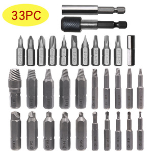 Spiral Flute Extractor Set 22Pc Imperial Inch Industrial Grade Sand Blasted For Damaged Screw Or Bolt Removal - Product Image 3