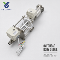 Séparateur de gaz et de liquides en acier inoxydable YuBo Industrial avec corps à tige de liaison en acier et double boîtier de commutation pour conduites d'air, garantie 1 an