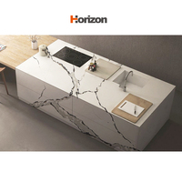 Produits chinois en gros Pierres de quartz blanches pour les comptoirs de salle de bain et de cuisine