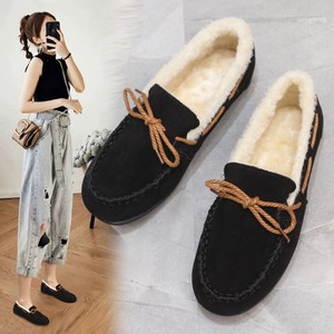 Nuevos <span class=keywords><strong>Mocasines</strong></span> Coreanos de Invierno <span class=keywords><strong>2022</strong></span> para <span class=keywords><strong>Mujer</strong></span>, Zapatos Casuales Planos de Moda, Estilo Slip-On - Product Image 4
