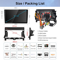 Hikity pour Honda Accord 8th 2008-2013 10.1 "8Core 4 + 64G Android autoradio stéréo 4G LTE/Carplay/Android Auto/GPS/WiFi/DSP/AM OEM