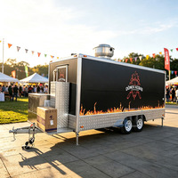 Remorques alimentaires personnalisées pour barbecue avec fumoir, chariots mobiles d'extérieur pour kebab, remorques alimentaires à vendre