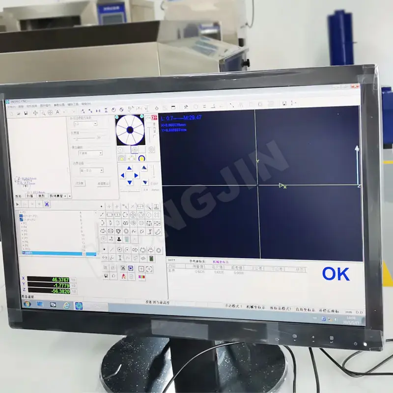 Beeldformaat Beeldmeetinstrument 2d Video Meetmachine Optische Meetinstrument Visuele Inspectie Machine