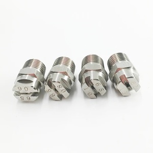 Высокое давление HVV 1/2 "1/4" 1/8 "плоский вентилятор Распылительная насадка плоская струйная насадка против засорения струйный плоский вентилятор насадка для систем распыления - Product Image 4