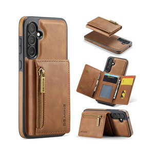 Pour <span class=keywords><strong>Samsung</strong></span> <span class=keywords><strong>Galaxy</strong></span> S21 S22 S23 Série <span class=keywords><strong>Zip</strong></span> RFID Portefeuille Carte Magnétique Mobile Téléphone Cas Détachable En Cuir Téléphone Cas - Product Image 1