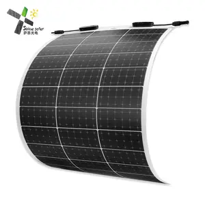 Sistema de teto fotovoltaico, painel solar ultra-leve de 235w para estação de energia