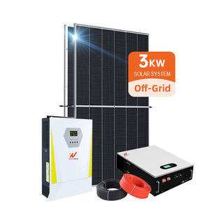 Wingosolar Sistema <span class=keywords><strong>Solar</strong></span> fuera de la red completo 30kw Pv <span class=keywords><strong>Tesla</strong></span> 3Kw 5Kw 6Kw Kit de energía fuera de la red Sistema de panel <span class=keywords><strong>solar</strong></span> - Product Image 2