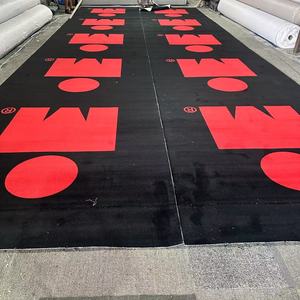 Tapis personnalisé pour événement de triathlon, arche de départ/arrivée, tapis long, 100% nylon, durable, design personnalisé, dos antidérapant, facile à ranger - Product Image 2