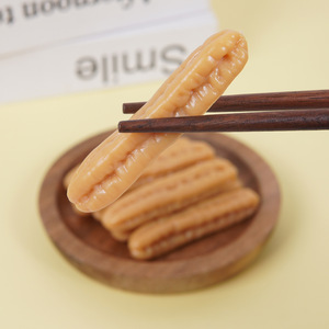 Modelo realista de barra de masa frita de 6.5 cm, divertida comida falsa, miniatura de comida DIY para llavero/decoración de bolso. - Product Image 2