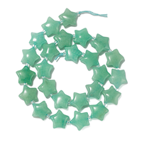 Perles d'étoile en pierre précieuse de 15 mm, forme étoile à cinq branches, perles en pierre précieuse en vrac pour la fabrication de bijoux, bracelets, colliers, artisanat DIY