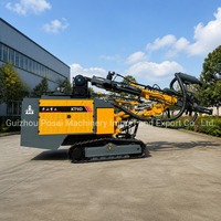 Machine de forage DTH sur chenilles Kaishan KT9D - Foreuse hydraulique pour carrières avec compresseur d'air intégré