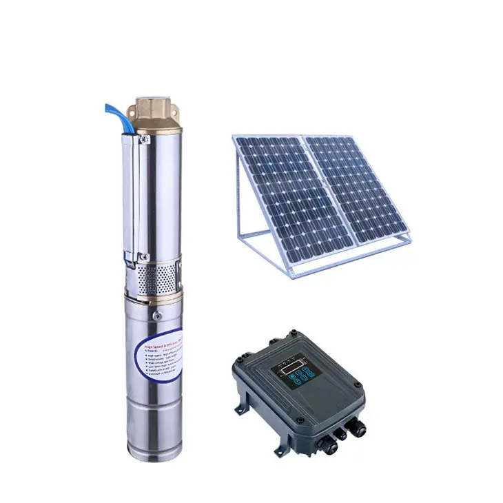 48V dc güneş dalgıç delik su pompası sistemi fiyat tarım için güneş su pompalama makinesi