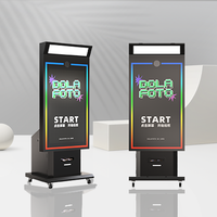 Ai Mirror Photo Booth Máquina expendedora Logo Software y fotografía personalizada Kits de fotomatón coreano Soporte multidispositivo