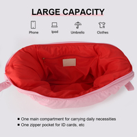 Leichte benutzer definierte Frauen Mini Schulter geste ppte geschwollene Handtasche Nylon Puffer Umhängetasche