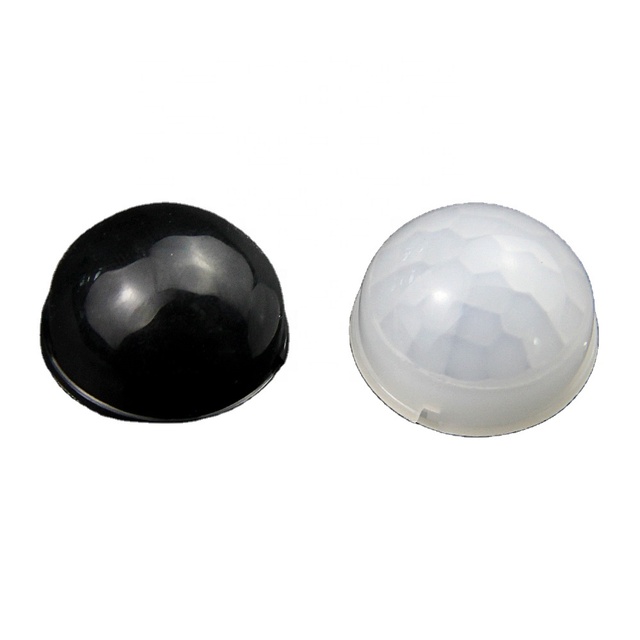 OEM Diameter Black Lens Motion Sensor Human Body Inductive Switch HDPE Plastics Lenses Motion Sensor Fresnel PIR Lens