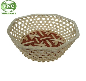 Easter Handmade Bamboo <b>Woven</b> <b>Basket</b> Vietnam's Cheap Storage <b>Basket</b> Weaving for Sales - Product Image 1